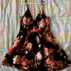 Black Flower dress